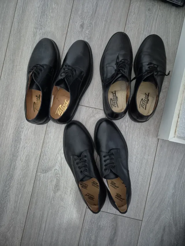 Zapatos de piel negros