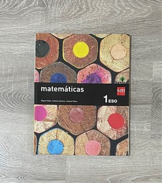 Libro Matemáticas 1 Secundaria SM