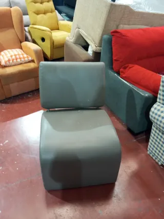 Sillón individual gris