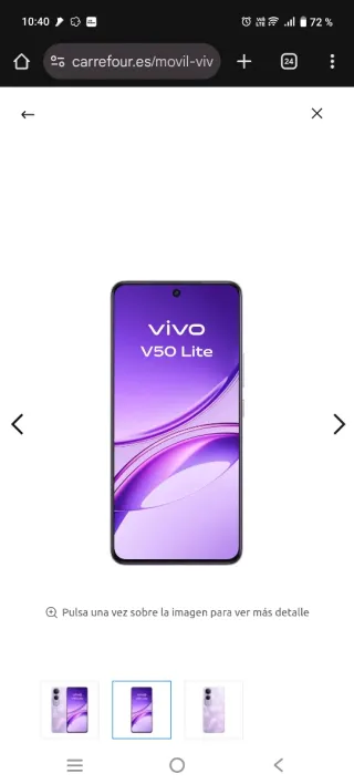 Vivo V50 Lite 5G Rosa/Viola