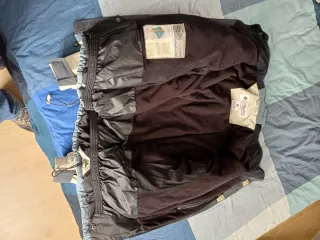 Chaqueta Columbia Titanium Beige y Azul