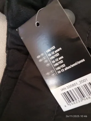 Pantalón de nieve con tirantes Talla 11-12