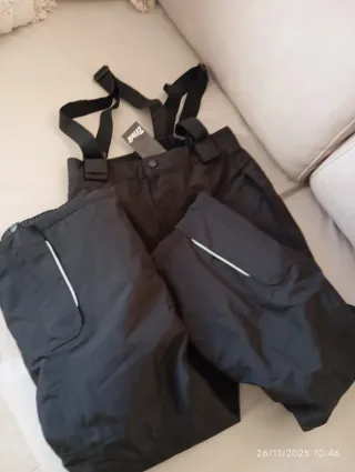 Pantalón de nieve con tirantes Talla 11-12
