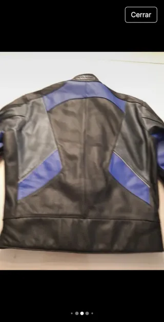 Chaqueta hombre de cuero moto