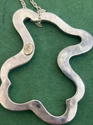 Colgante y cadena Tous oso plata