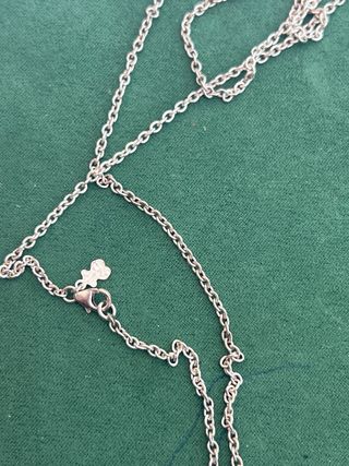 Colgante y cadena Tous oso plata