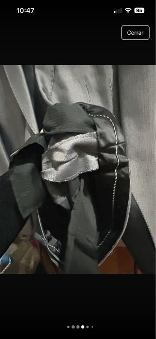 Traje de chaqueta gris hombre