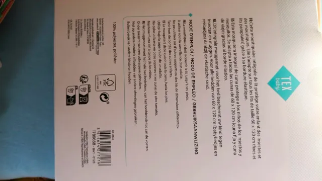 Mosquitera  para Cuna 60x120cm