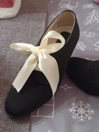 Zapatos Fallera Talla 39 Negros