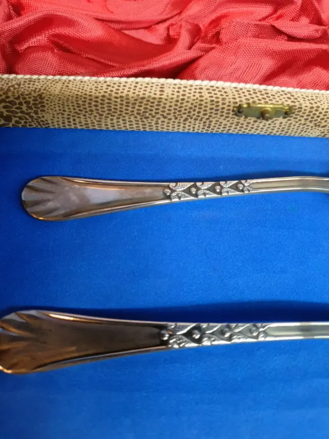 Set di posate vintage cucchiaio e forchetta