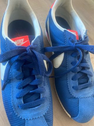 Zapatillas Nike Cortez Azul T 40