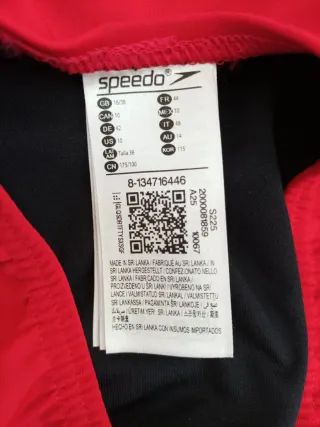 Speedo Bañador Eco Endurance+ Medalist Talla 48