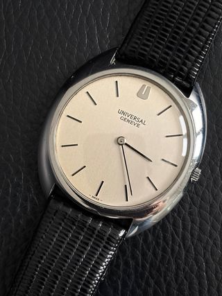 Orologio Universal Geneve Vintage Pre White Shadow