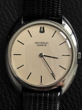 Orologio Universal Geneve Vintage Pre White Shadow