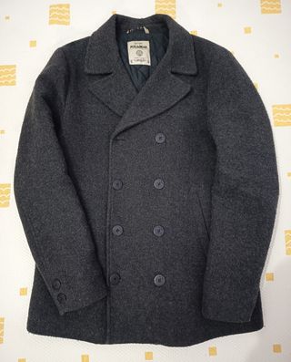 Abrigo Pull&Bear Gris Talla XL