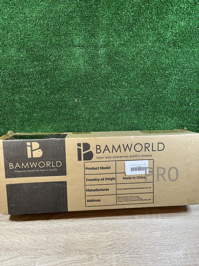Estantería flotante de bambú para baño Bamworld