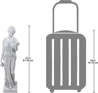 Ebe la dea della giovinezza Statua grega da giardi