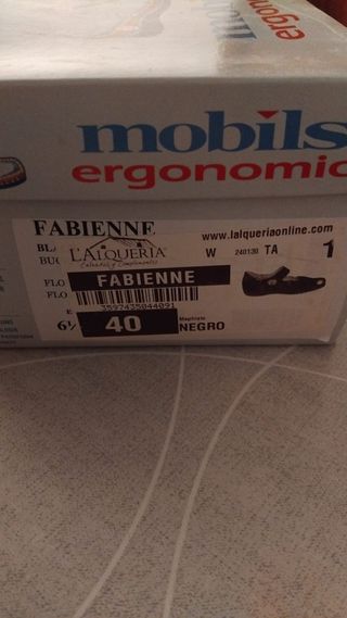 Zapatillas Mobils Fabienne Talla 40 Negras