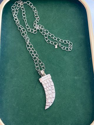 Colgante Tous Diente Cocodrilo Plata