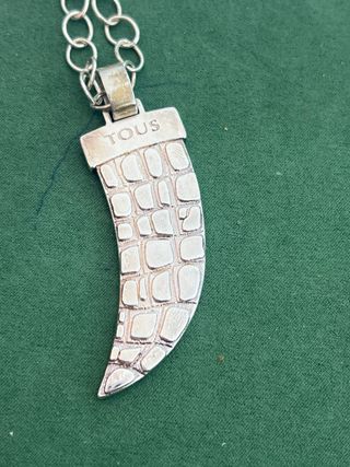 Colgante Tous Diente Cocodrilo Plata