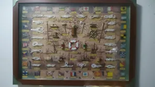 Cuadro de nudos marineros