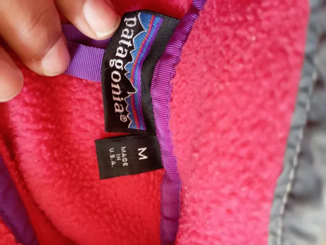 Patagonia Fleece Rosa Talla M