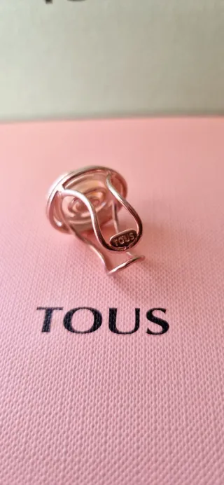 Anillo Tous Perla Plata Ajustable