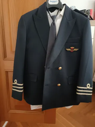 Traje de comunión niño azul