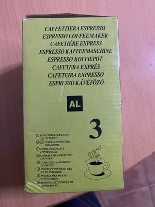Cafetera Italiana Klasica 3 Tazas