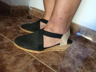 Alpargatas cuña mujer talla 41