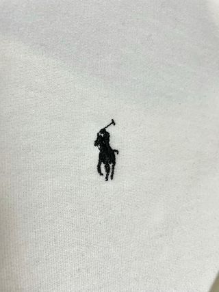 Sudadera Polo Ralph Lauren Blanco Logo Negro M