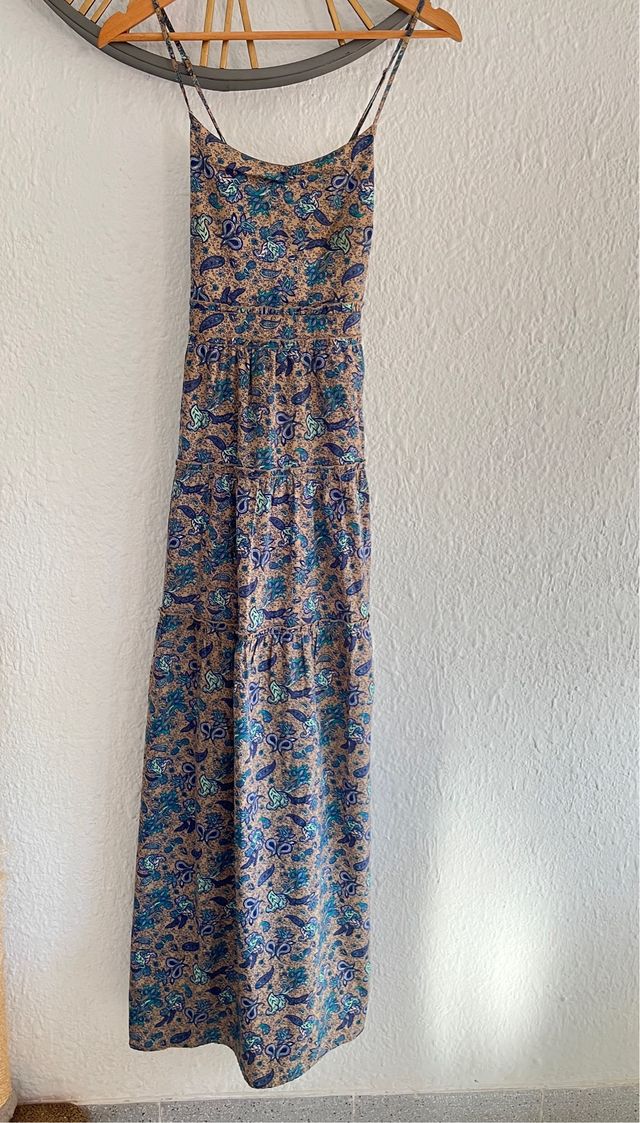 Vestido largo floral de verano