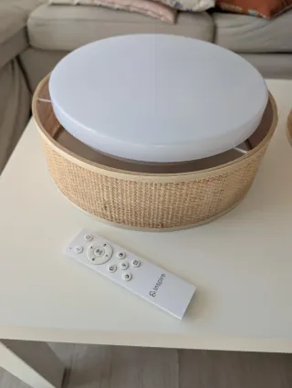 Plafón LED INSPIRE 3840 lm luz regulable con mando