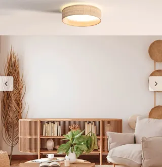 Plafón LED INSPIRE 3840 lm luz regulable con mando