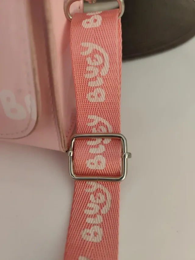 Bolsa infantil Bluey rosa com alça