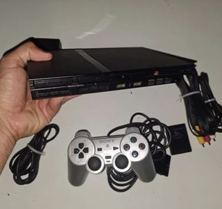 Consola PS2 Sony + Mando y Cables