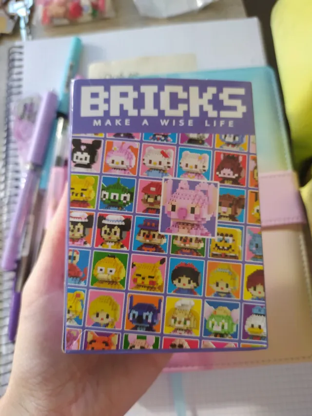 Bloque de Construcción Stich rosa