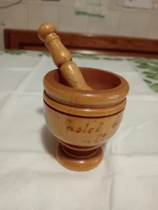 Mortaio Legno Souvenir
