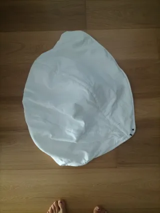 Capota Bugaboo fox 2 echo a mano color blanco.