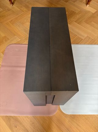 Tavolo consolle in legno estensibile