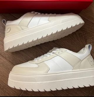 Hugo Boss Lyssa Sneakers Donna EU 41 Bianco Beige