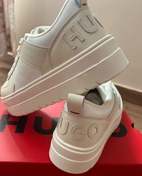 Hugo Boss Lyssa Sneakers Donna EU 41 Bianco Beige