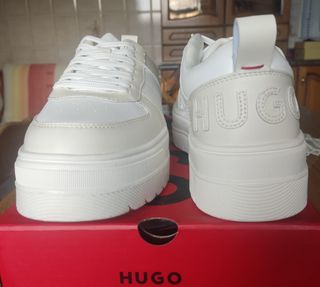 Hugo Boss Lyssa Sneakers Donna EU 41 Bianco Beige