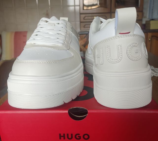 Hugo Boss Lyssa Sneakers Donna EU 41 Bianco Beige