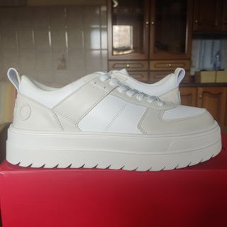 Hugo Boss Lyssa Sneakers Donna EU 41 Bianco Beige