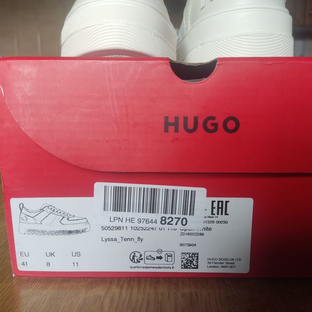 Hugo Boss Lyssa Sneakers Donna EU 41 Bianco Beige