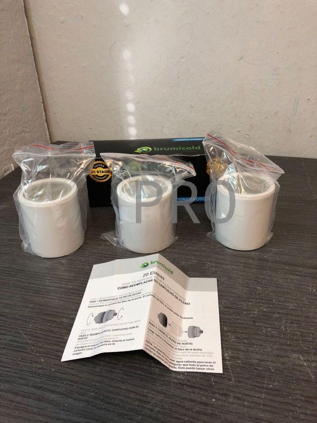 Pack ahorro 3 filtro ducha