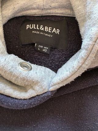 Sudadera Pull&Bear azul y gris
