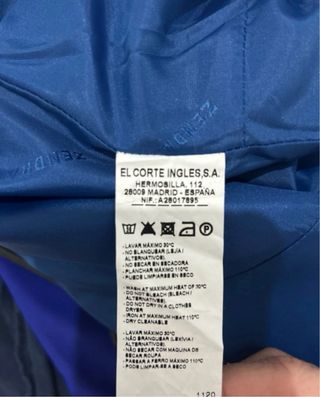 Vestido azul talla 48