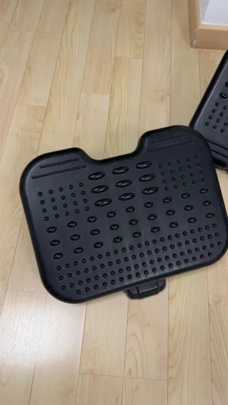2 Reposapiés Oficina Negro Ajustable